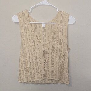 Old Navy Beige Knit Tank Top